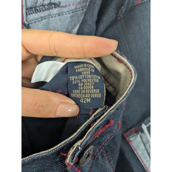 Marithe Francois Girbaud Men's Jeans 42x34 90s Denim Baggy Wide-Leg Denim - Picture 5 of 15